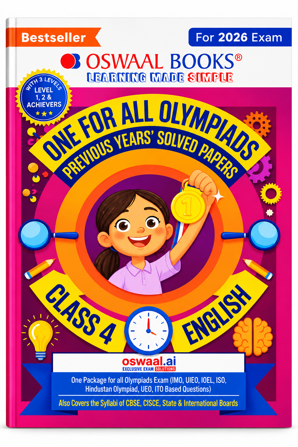 OSWAAL BOOKS One for All Olympiads Class 4 Mathematics | 2026 Exam
