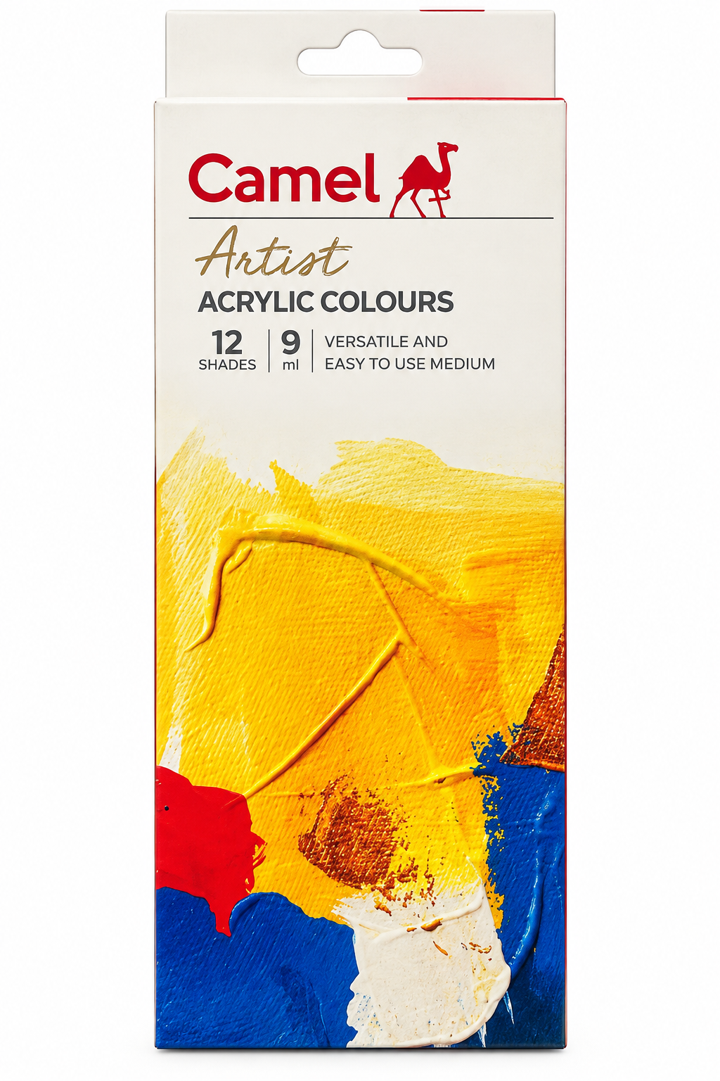Camel Artist Acrylic Colours – 12 Shades | 9 ml