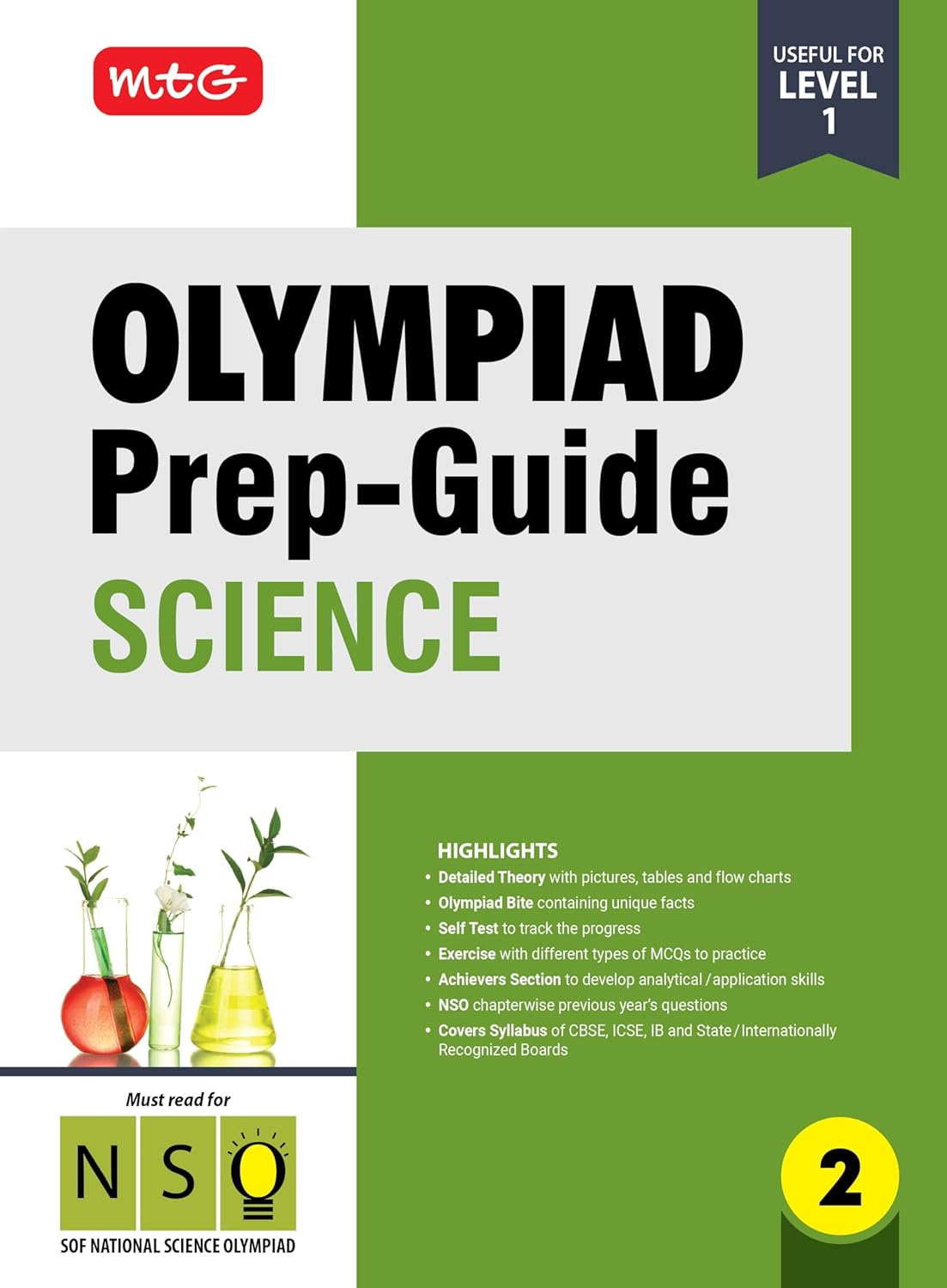 MTG Olympiad Prep-Guide Class 2 Science (NSO)