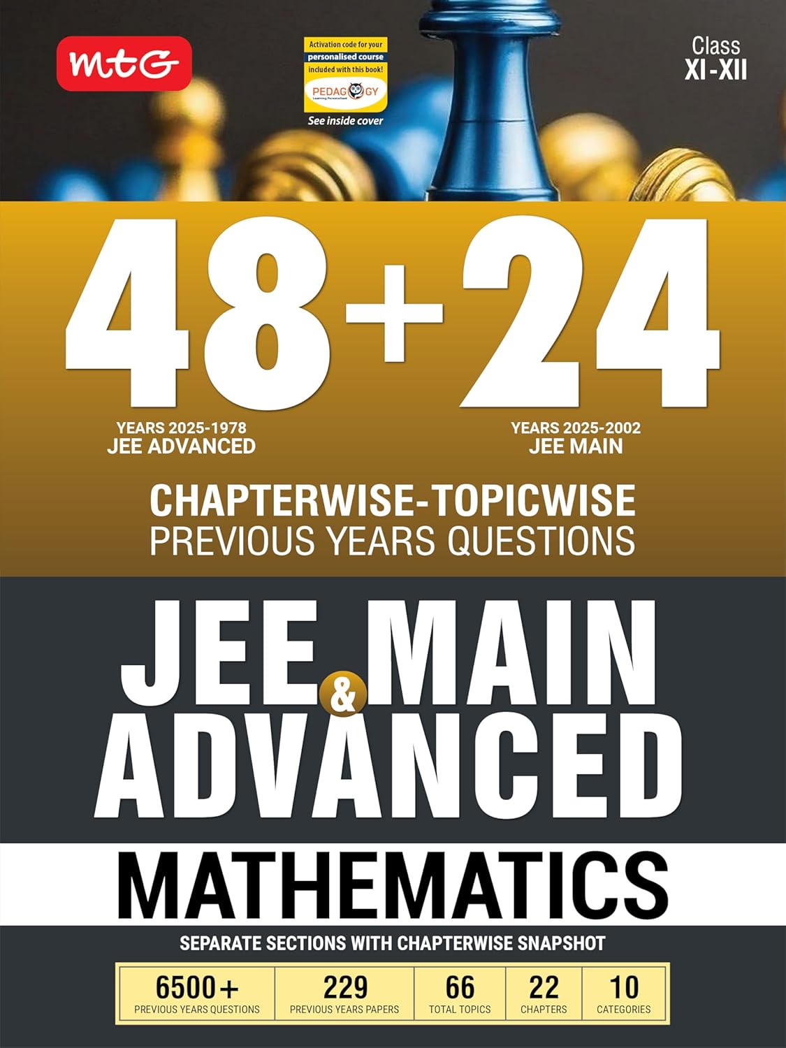 MTG 48 + 24 Years JEE Main (2025-2002) and JEE Advanced Mathematics