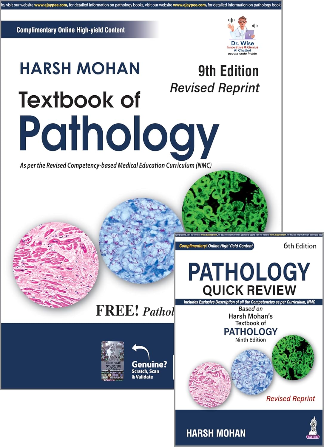 Textbook Of Pathology by Harsh Mohan With free quick review