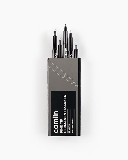Camlin Fine Tip CD Permanent Markers-BLACK