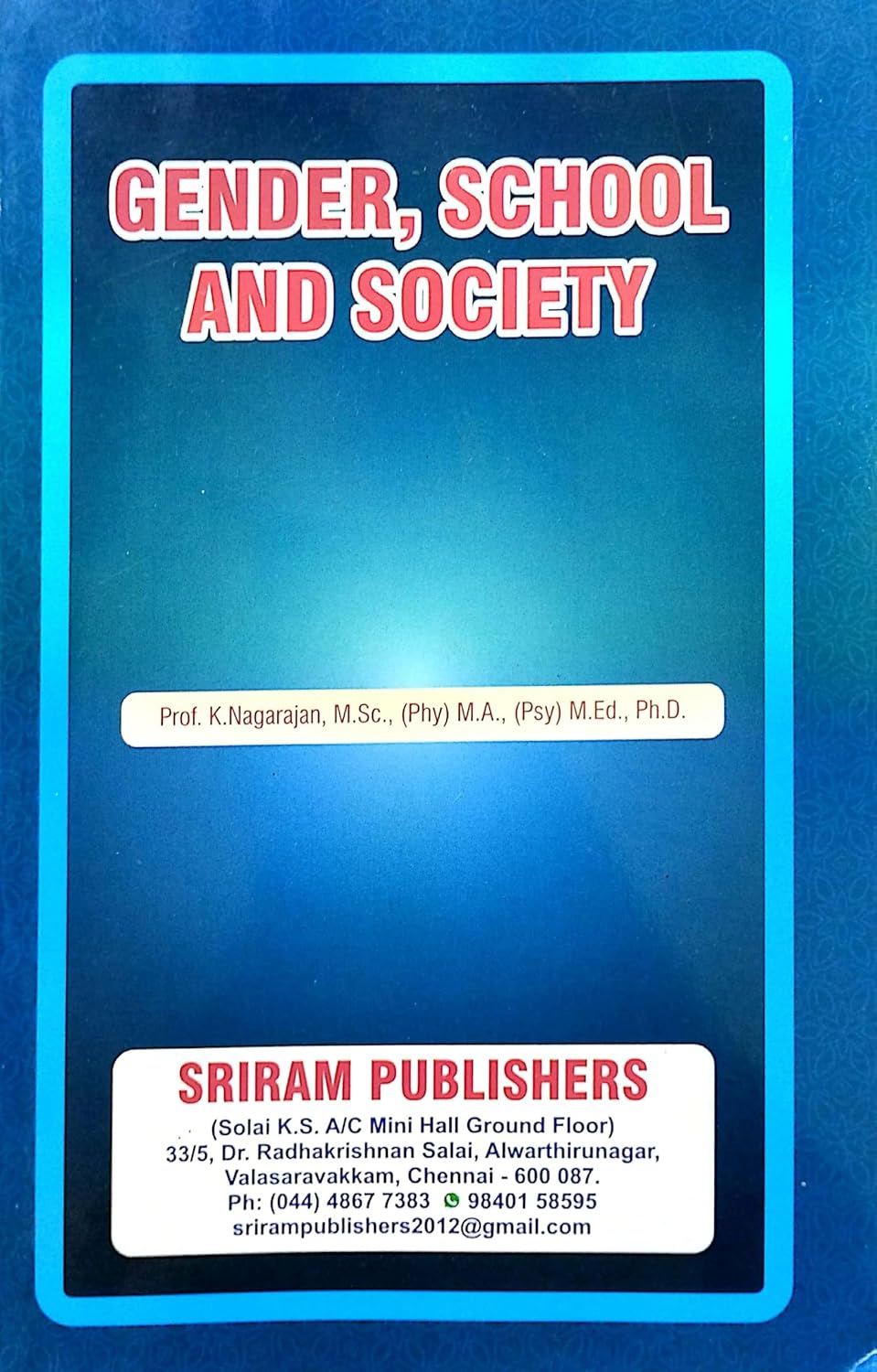 Gender, School and Society B.Ed 4th semester