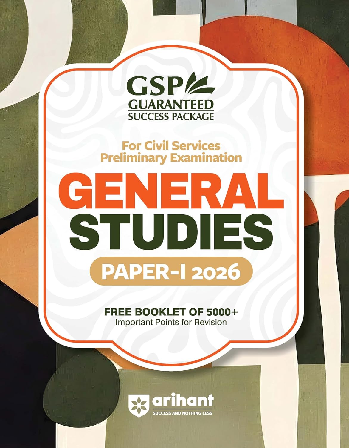 Arihant General Studies Paper-1 2026 | UPSC Preliminary Examination-2026