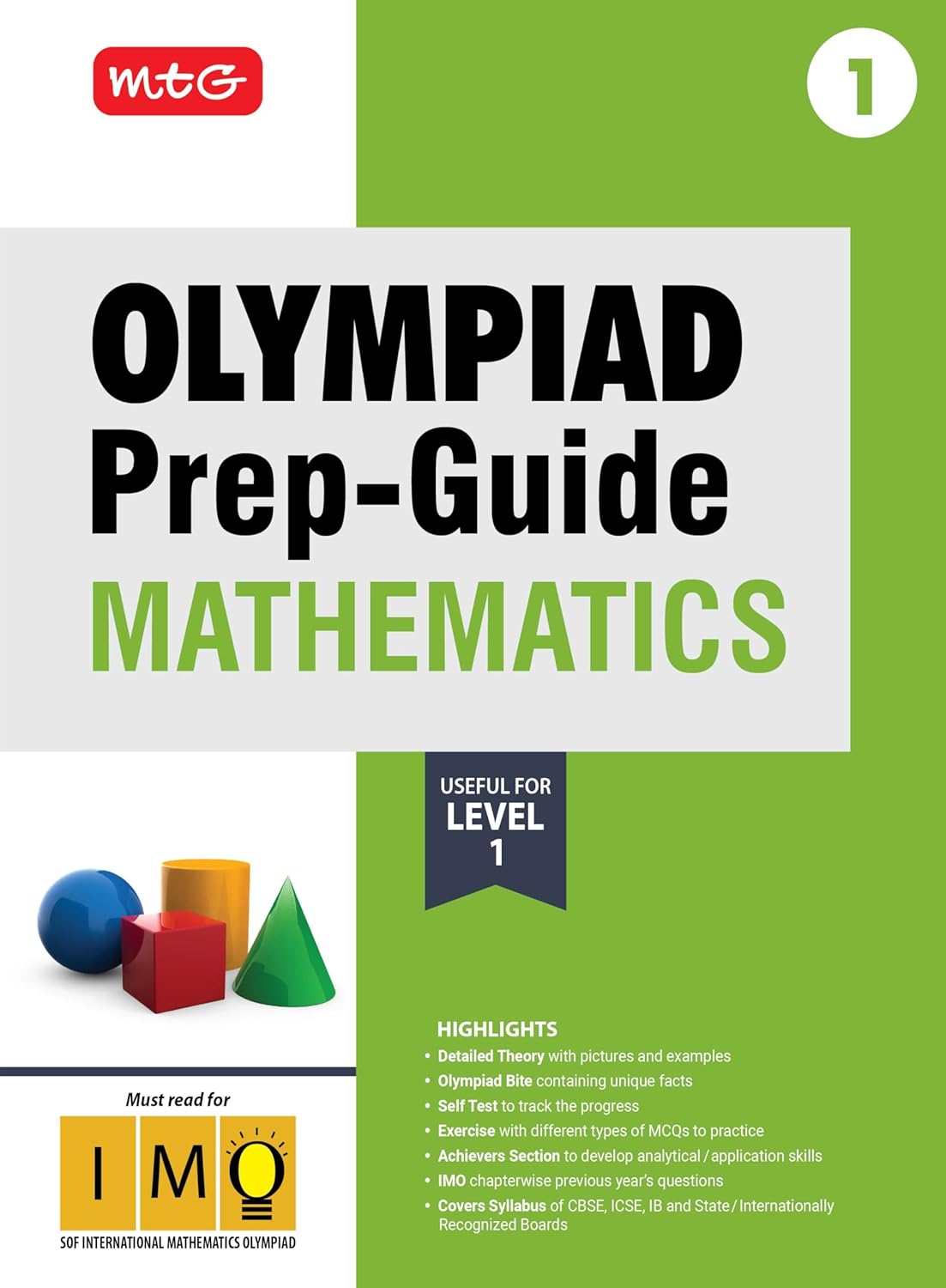 MTG Olympiad Prep-Guide Class 1 Mathematics (IMO) - Detailed Theory