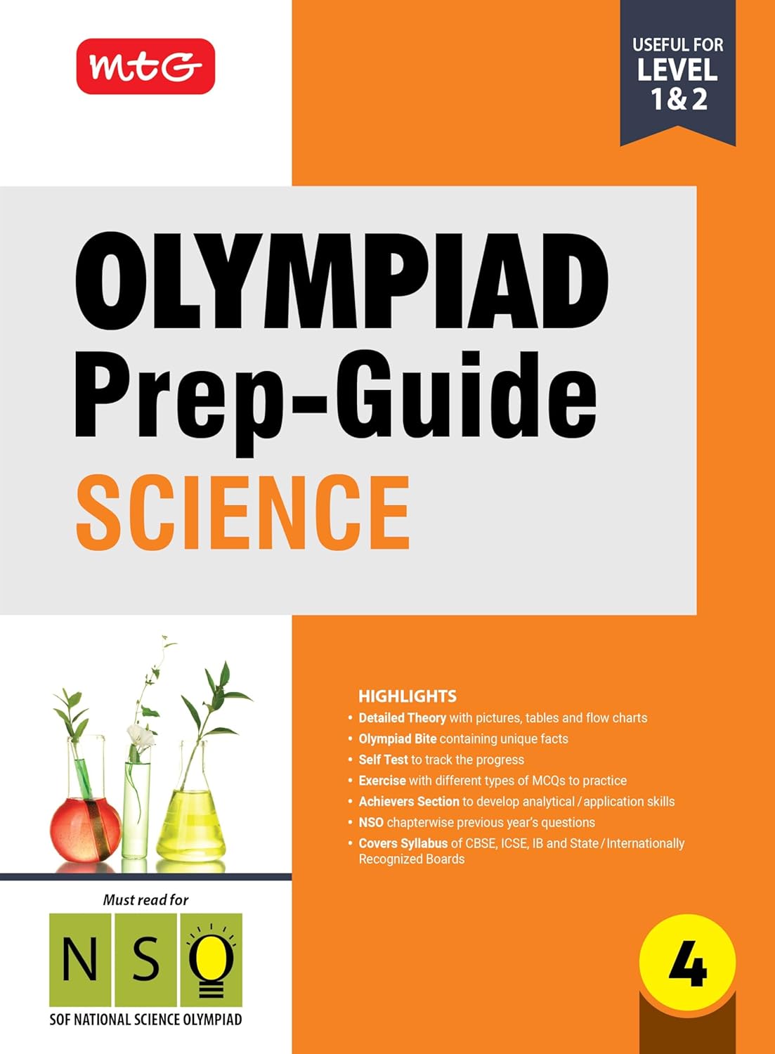 MTG Olympiad Prep-Guide Class 4 Science (NSO) - Detailed Theory, NSO