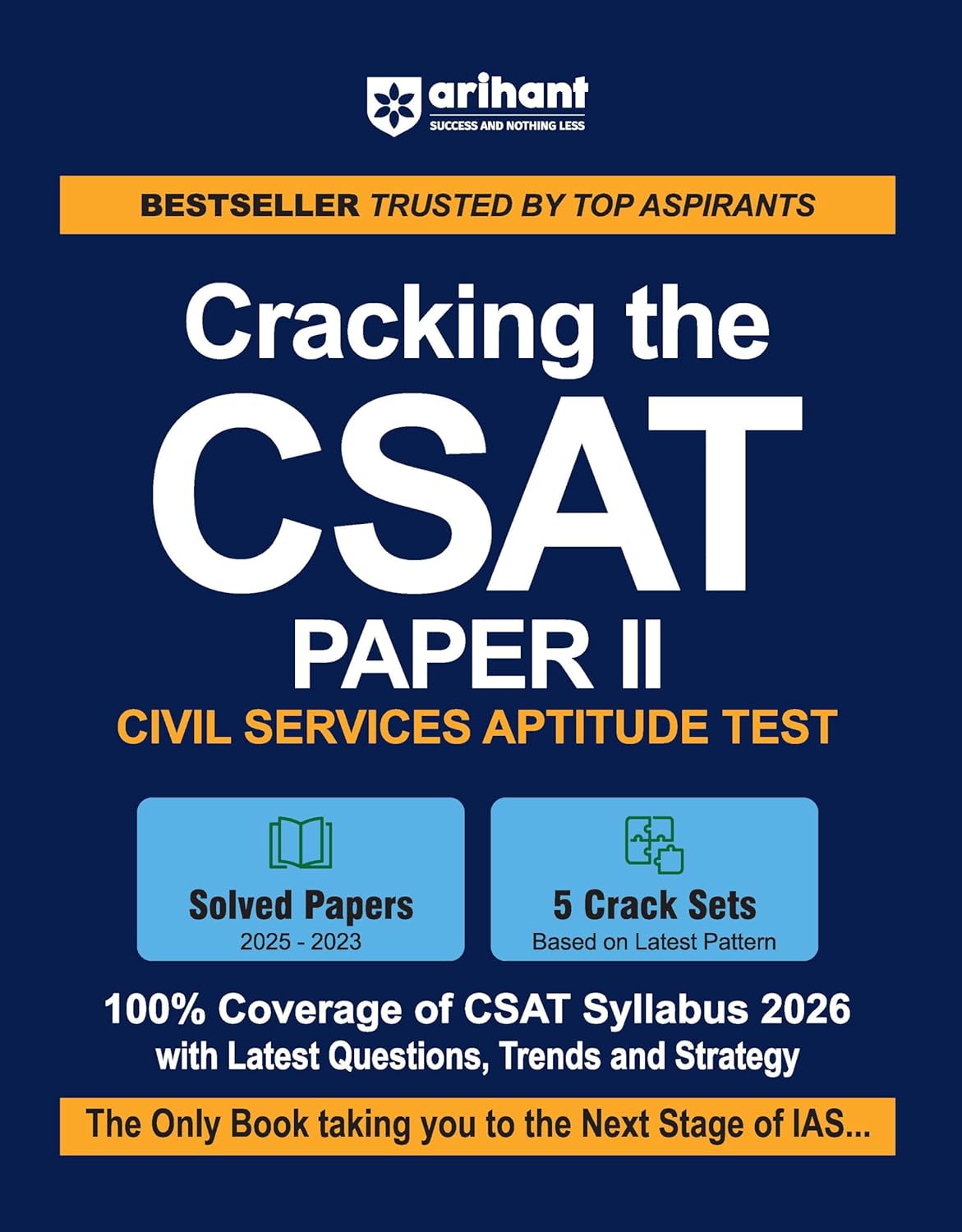 Arihant Cracking the CSAT Paper II | UPSC Civil Services Aptitude Test 2026 | So