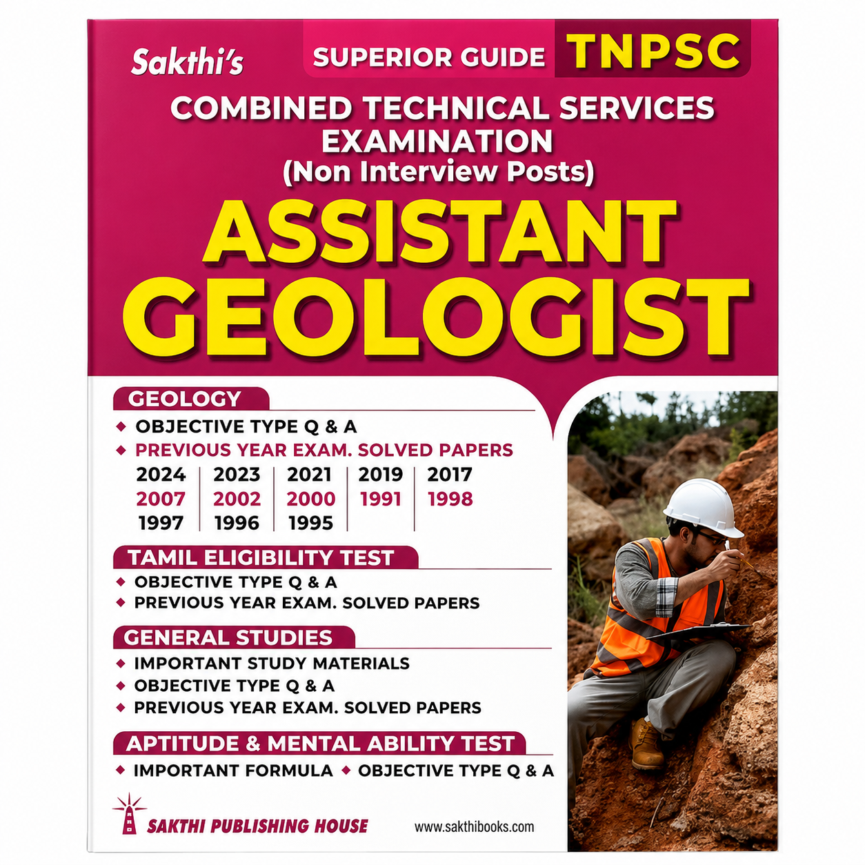 Sakthi's TNPSC Assistant Geologist – Combined Technical Services Examination