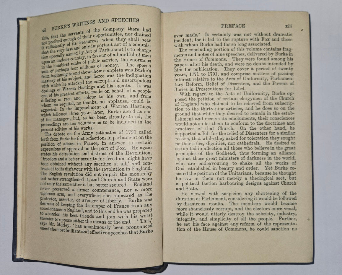 The Works of Edmund Burke – Volume III | Oxford University Press | 1935 Reprint