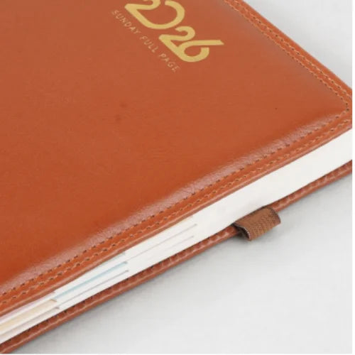 Diary 2026 | Foam & Thermo Pu Diaries V-206 | Monthcut Sunday full page
