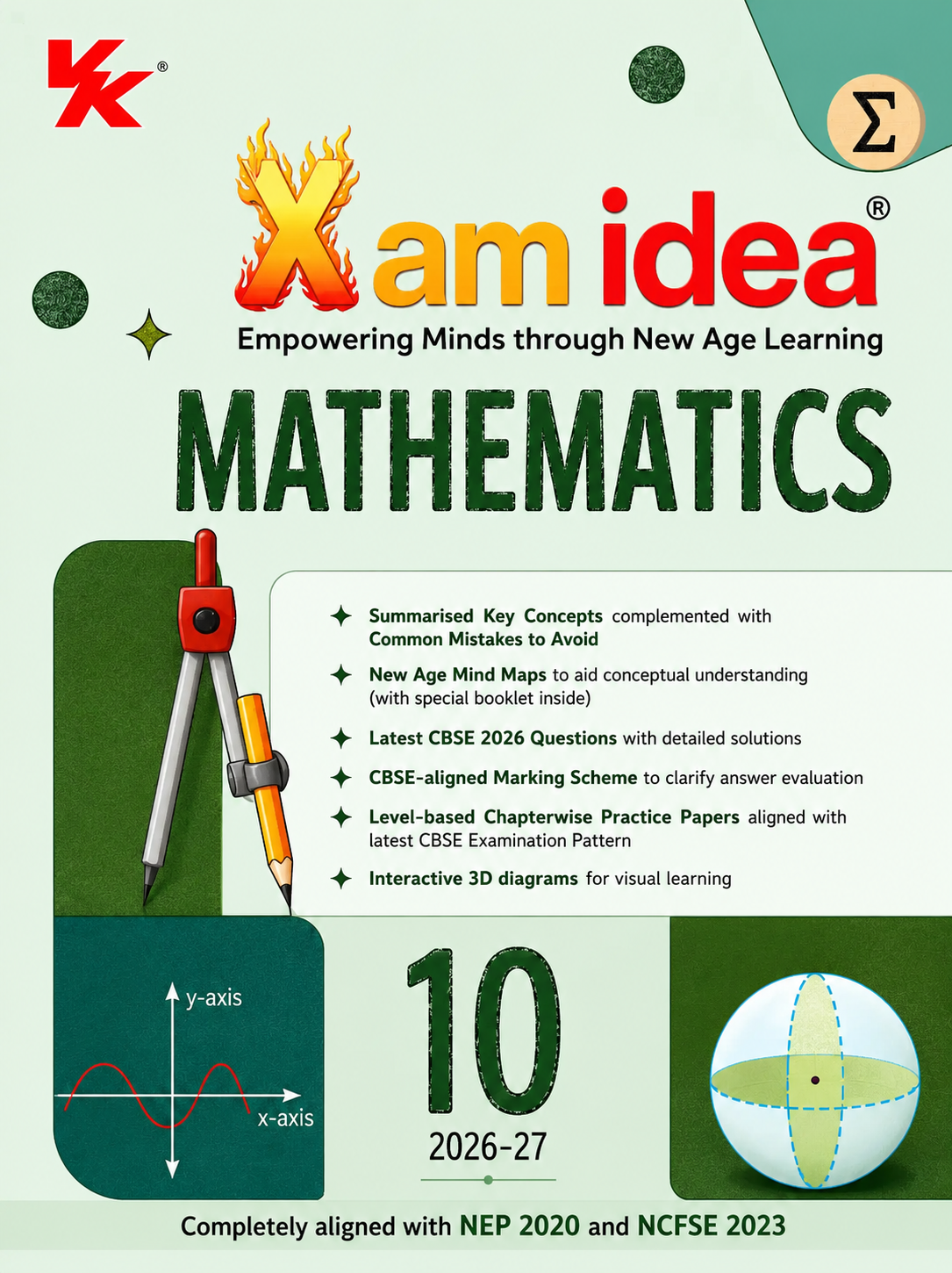 Xam Idea Mathematics – Class 10 (2026–27)
