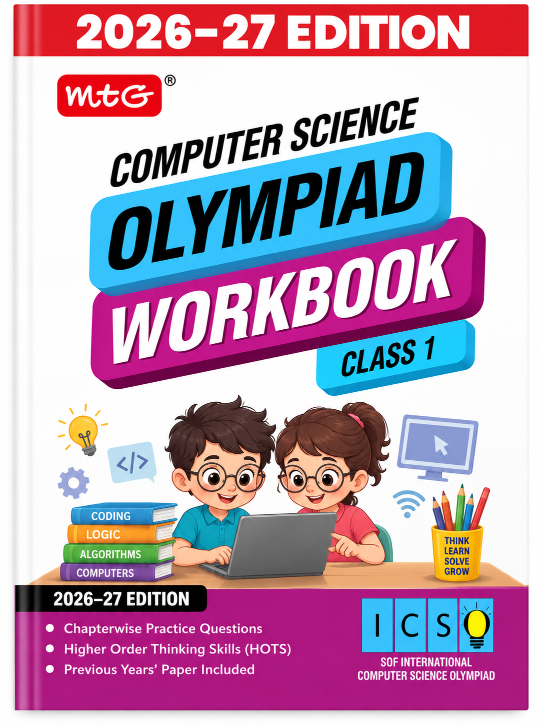 MTG Computer Science Olympiad Workbook Class 1 | 2026–27 Edition