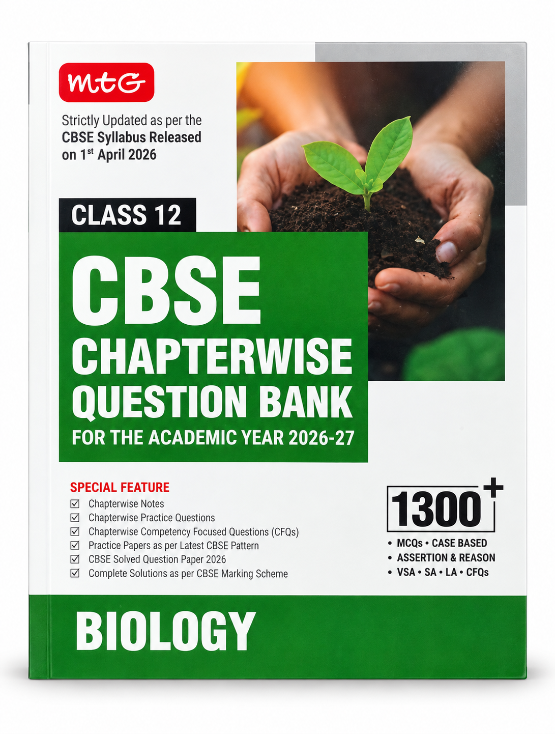 MTG CBSE Class 12 Biology Chapterwise Question Bank 2026–27
