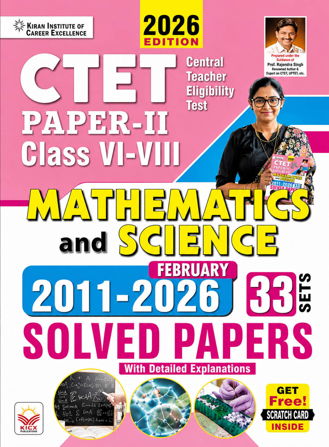 CTET Paper-III Class VI–VIII Mathematics & Science 2026 | 33 Solved Papers 2011–2026 | Detailed Explanations