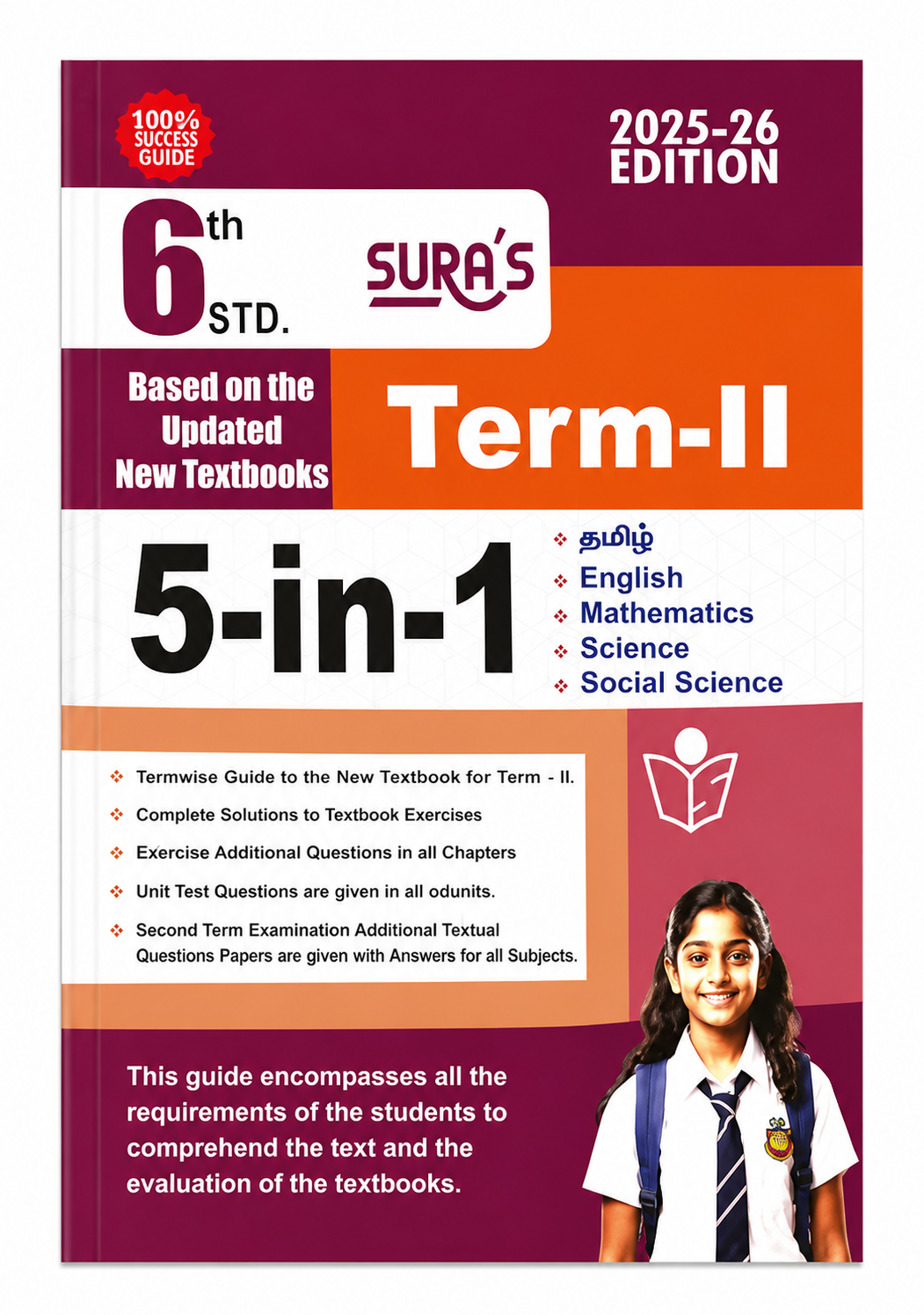 Class 6 Second Term 5-in-1 Guide 2025–26 | Sura's Super Guide