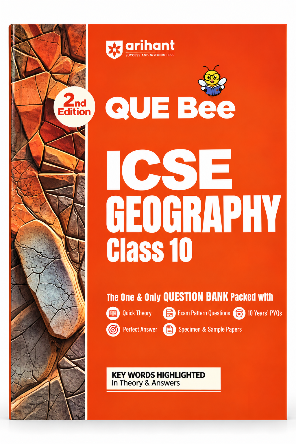 ICSE Geography Class 10 QUE Bee Question Bank 2nd Edition Arihant