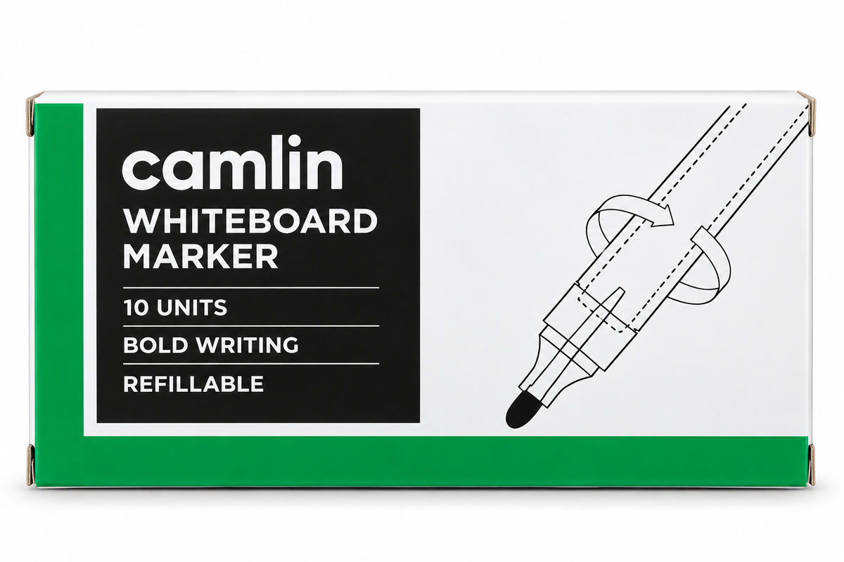 Camlin Whiteboard Marker – 10 Units