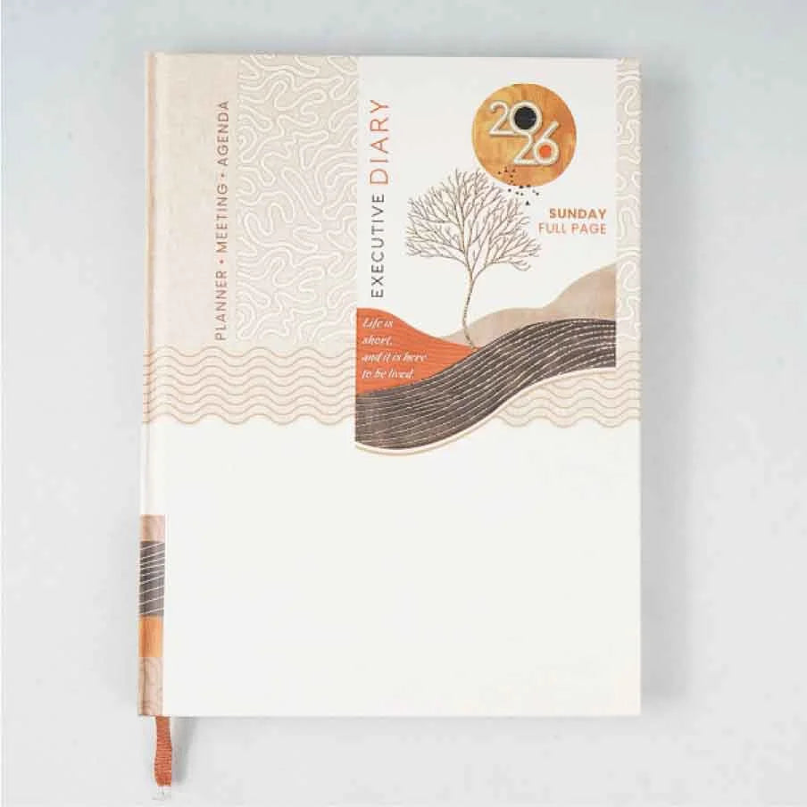 Vision New Year Diary 2026 V-360 Sunday Full PAge