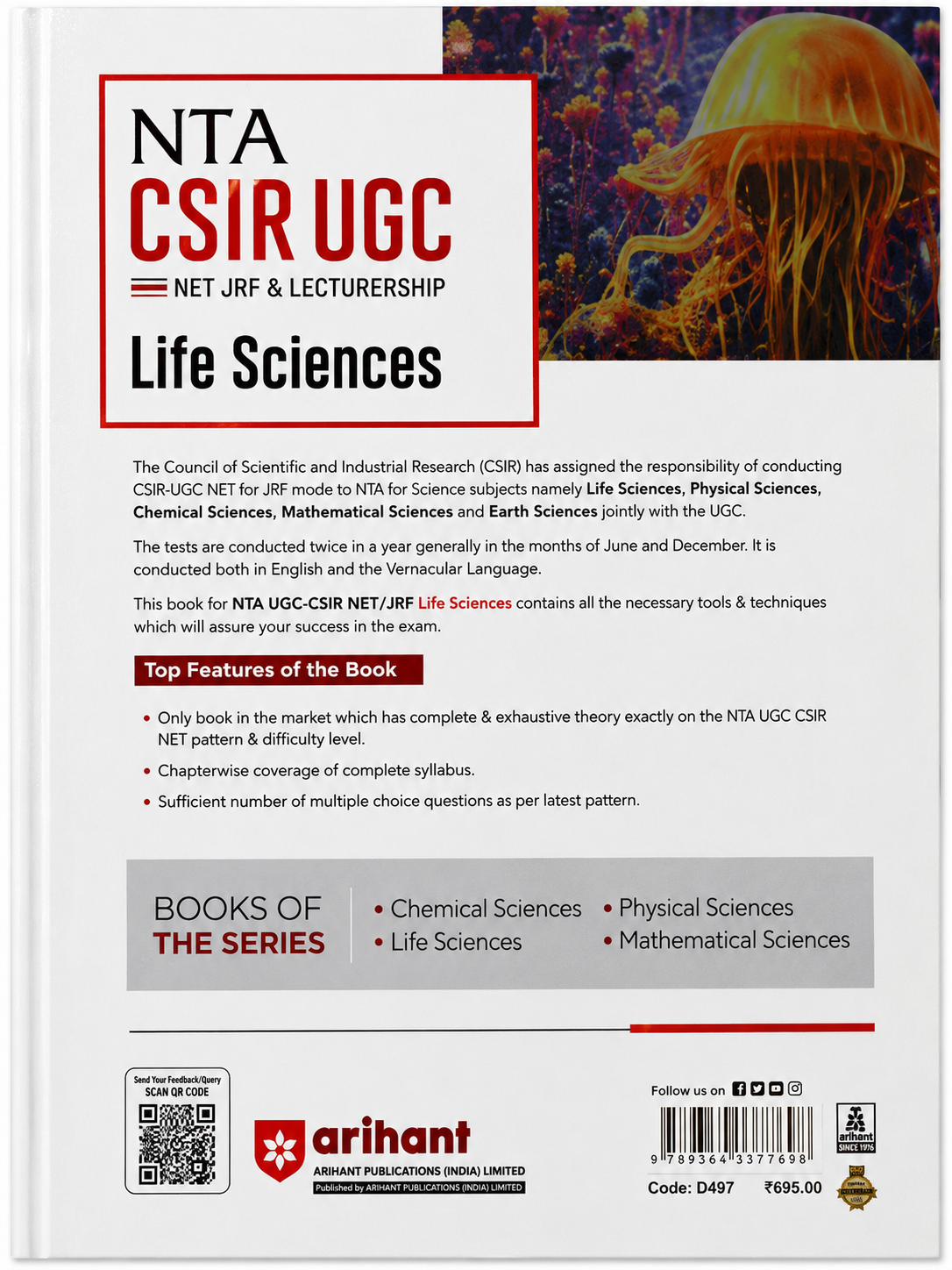 NTA CSIR UGC NET/SET (JRF & Lectureship) 2025 – Study Guide Life Sciences