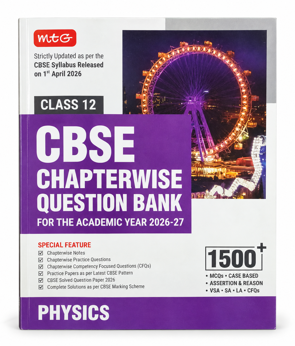 MTG CBSE Class 12 Physics Chapterwise Question Bank 2026–27