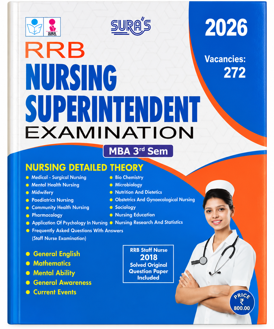 RRB Nursing Superintendent Examination 2026 – SURA'S
