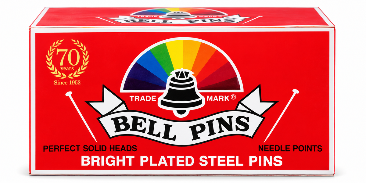 Bell Pins Bright Plated Steel Pins Pack of 2