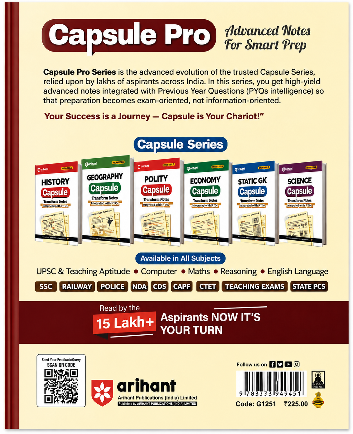 UGC-NET/JRF/SET Paper 1 Capsule Pro – Teaching & Research Aptitude | Advanced Notes for Smart Prep