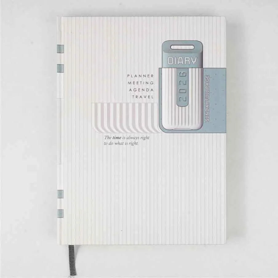 Vision New Year Diary 2026 V-375 (Sunday Full Page)