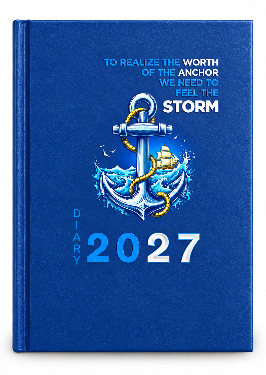 2027 Executive Diary | Blue Anchor Design | Premium Professional Diary