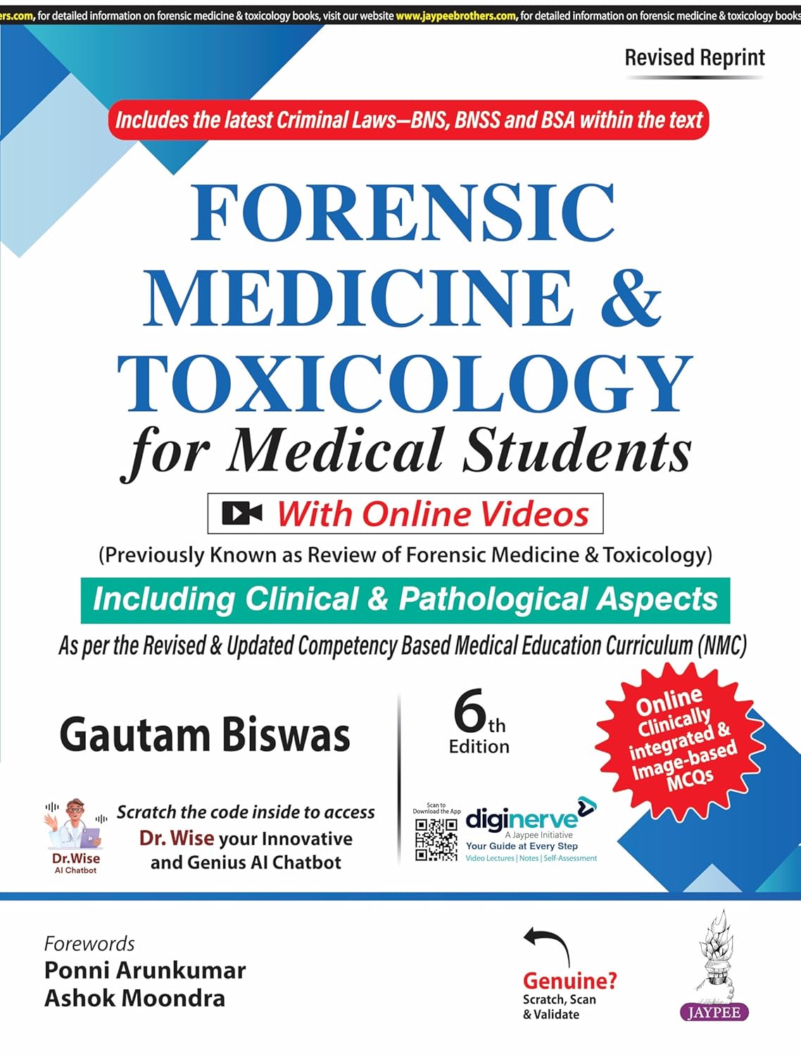 FORENSIC MEDICINE & TOXICOLOGY FOR MEDICAL STUDENTS