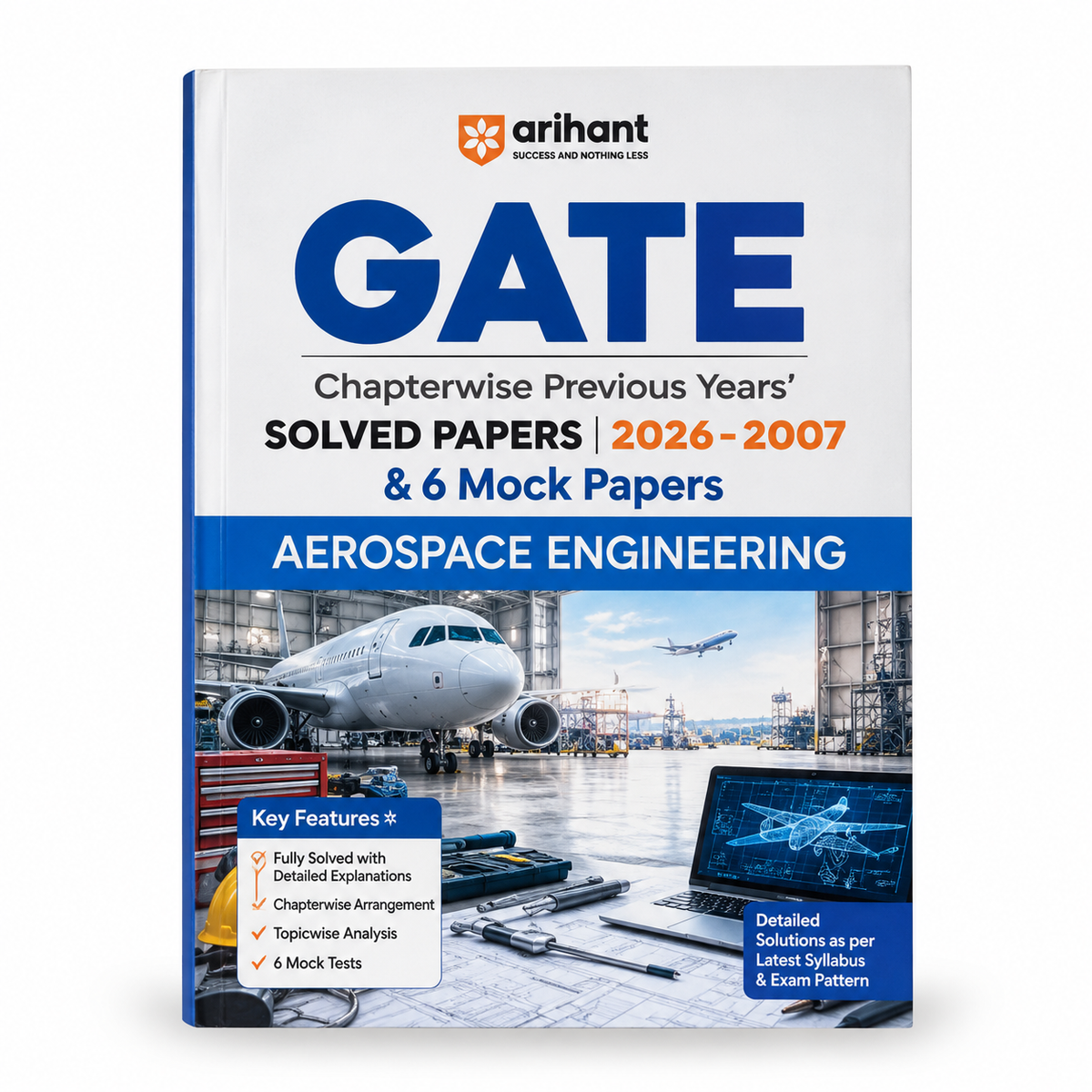 Arihant GATE Aerospace Engineering Chapterwise Previous Years’ Solved Papers 2026–2007 & Mock Papers