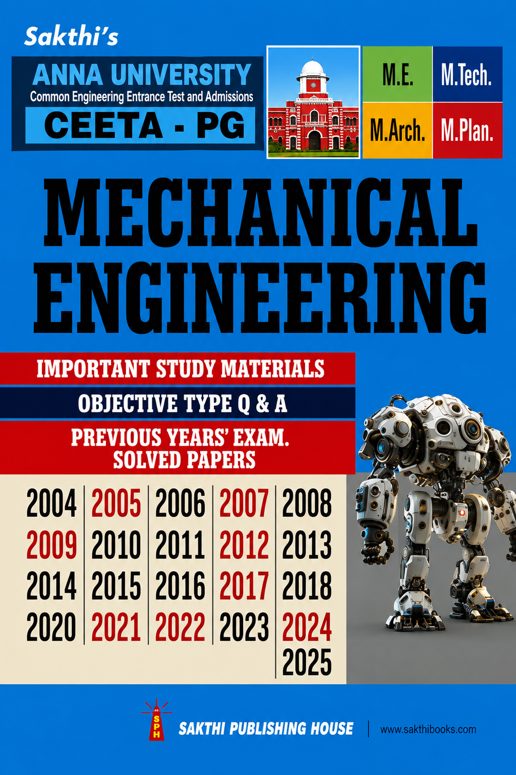 CEETA-PG Mechanical Engineering – Sakthi’s Guide
