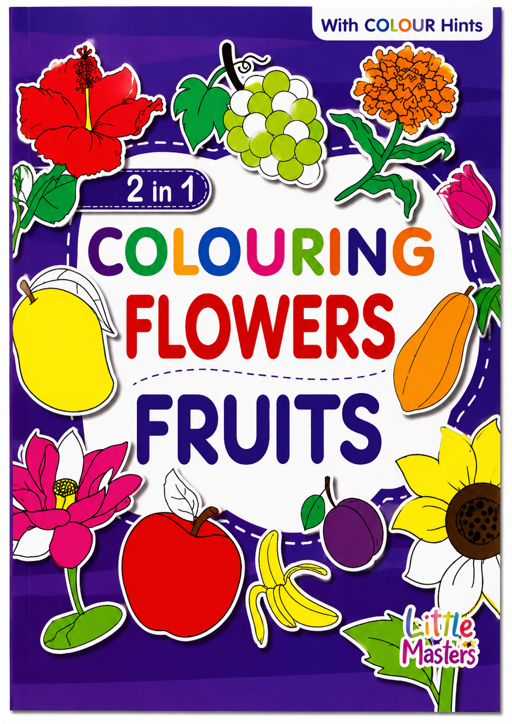 Little Masters 2 in 1 Colouring – Flowers & Fruits