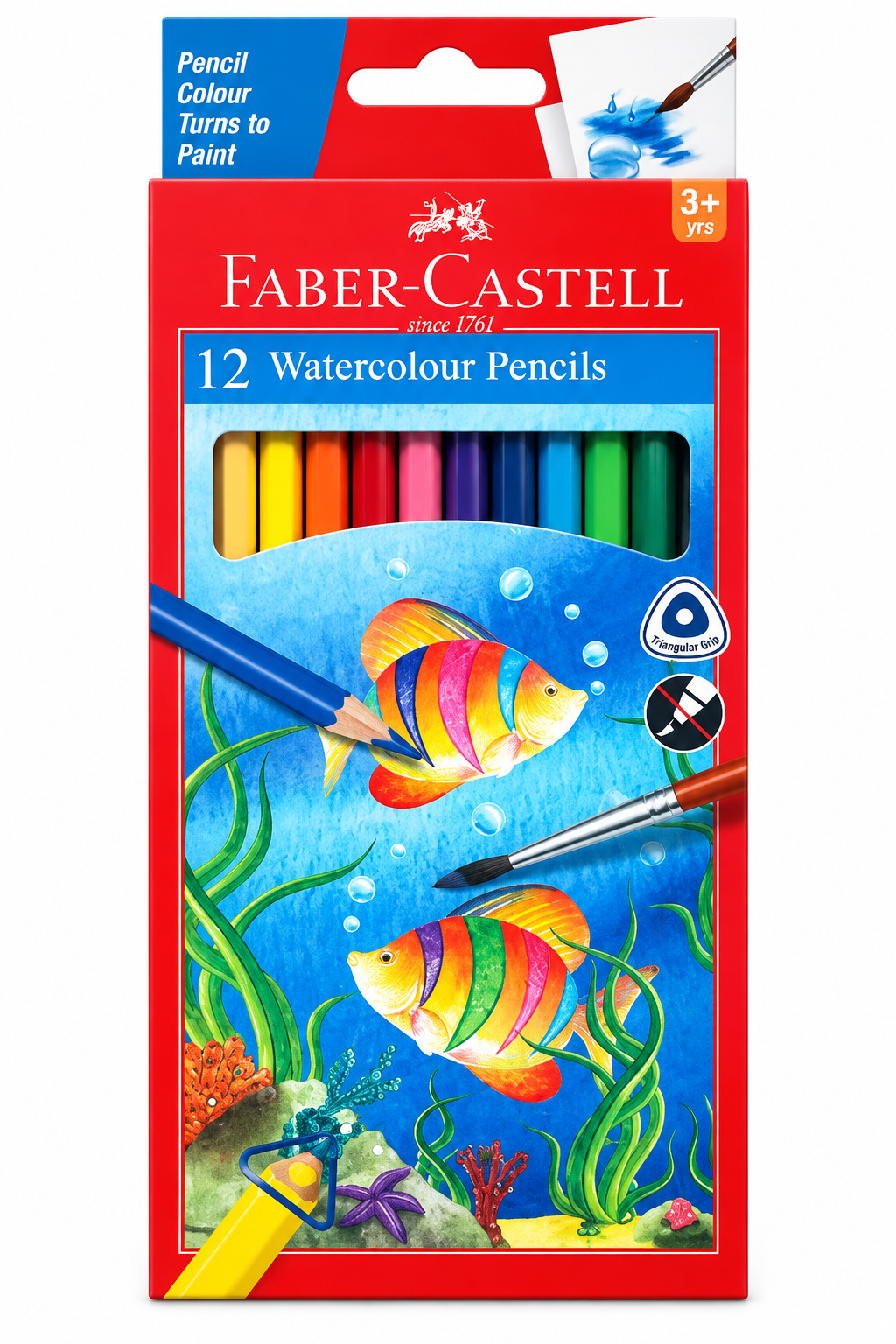 Faber-Castell 12 Watercolour Pencils