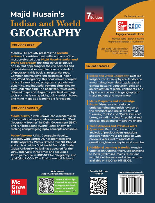 Majid Husain Indian and World Geography 7th Edition | UPSC & State PSC | McGraw Hill