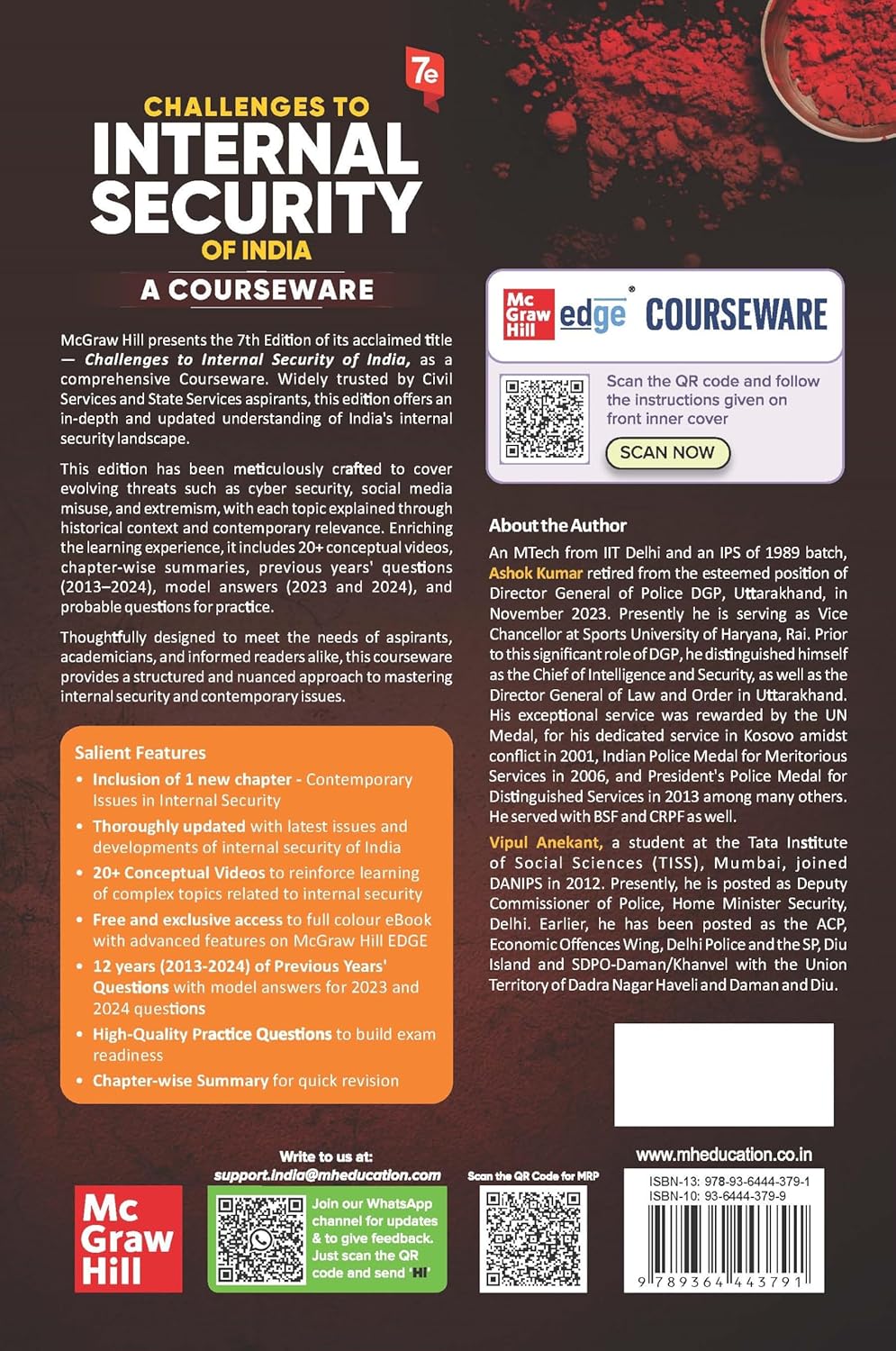 Challenges to Internal Security of India – A Courseware | Ashok Kumar IPS | McGraw Hill | UPSC Civil Services 2025