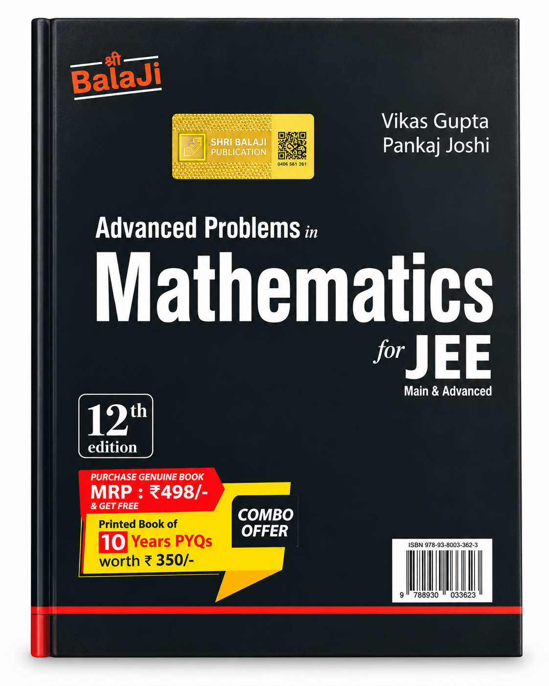 Advanced Problems in Mathematics for JEE Main & Advanced – 12th Edition