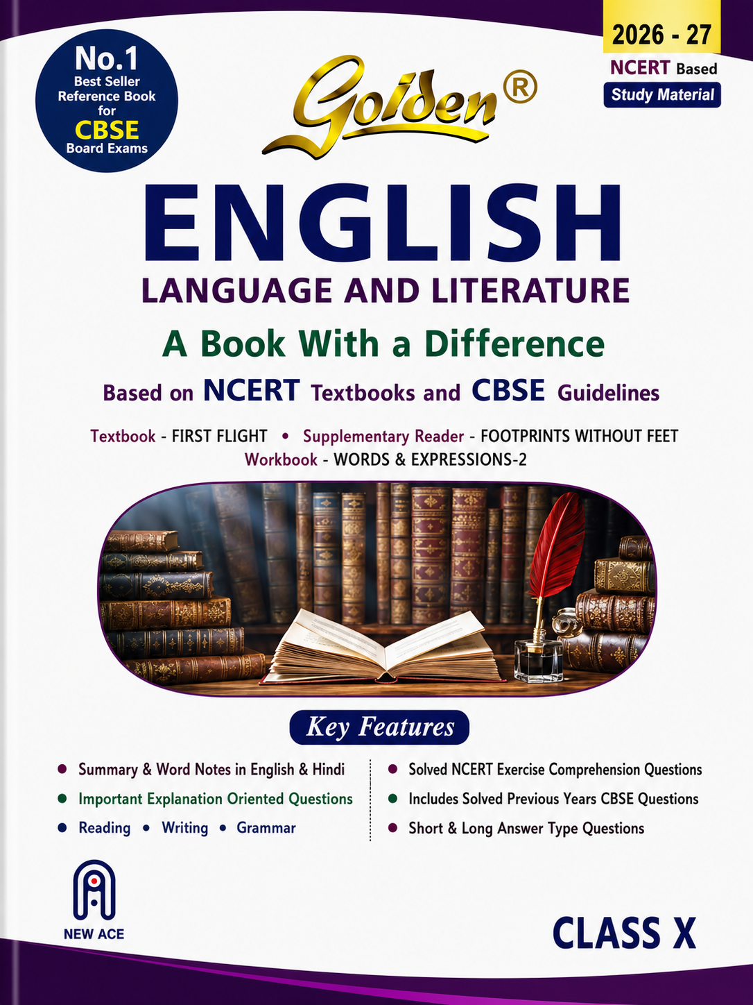 Golden English Language and Literature – Class 10 (2026–27)