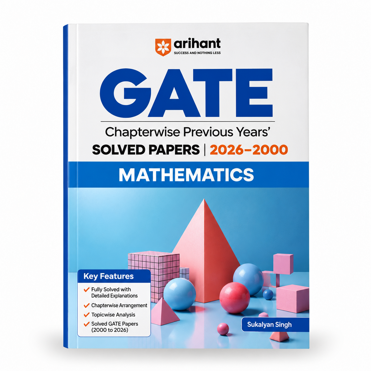 Arihant GATE Mathematics Chapterwise Previous Years Solved Papers 2026-2000