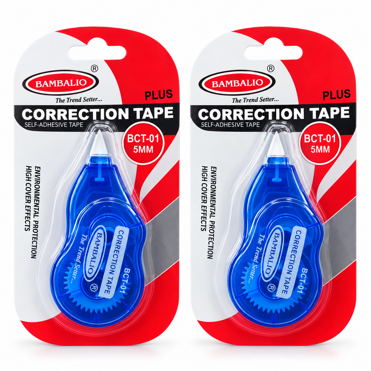 Bambalio BCT-01 Correction Tape 5 mm | Self-Adhesive | Pack of 2