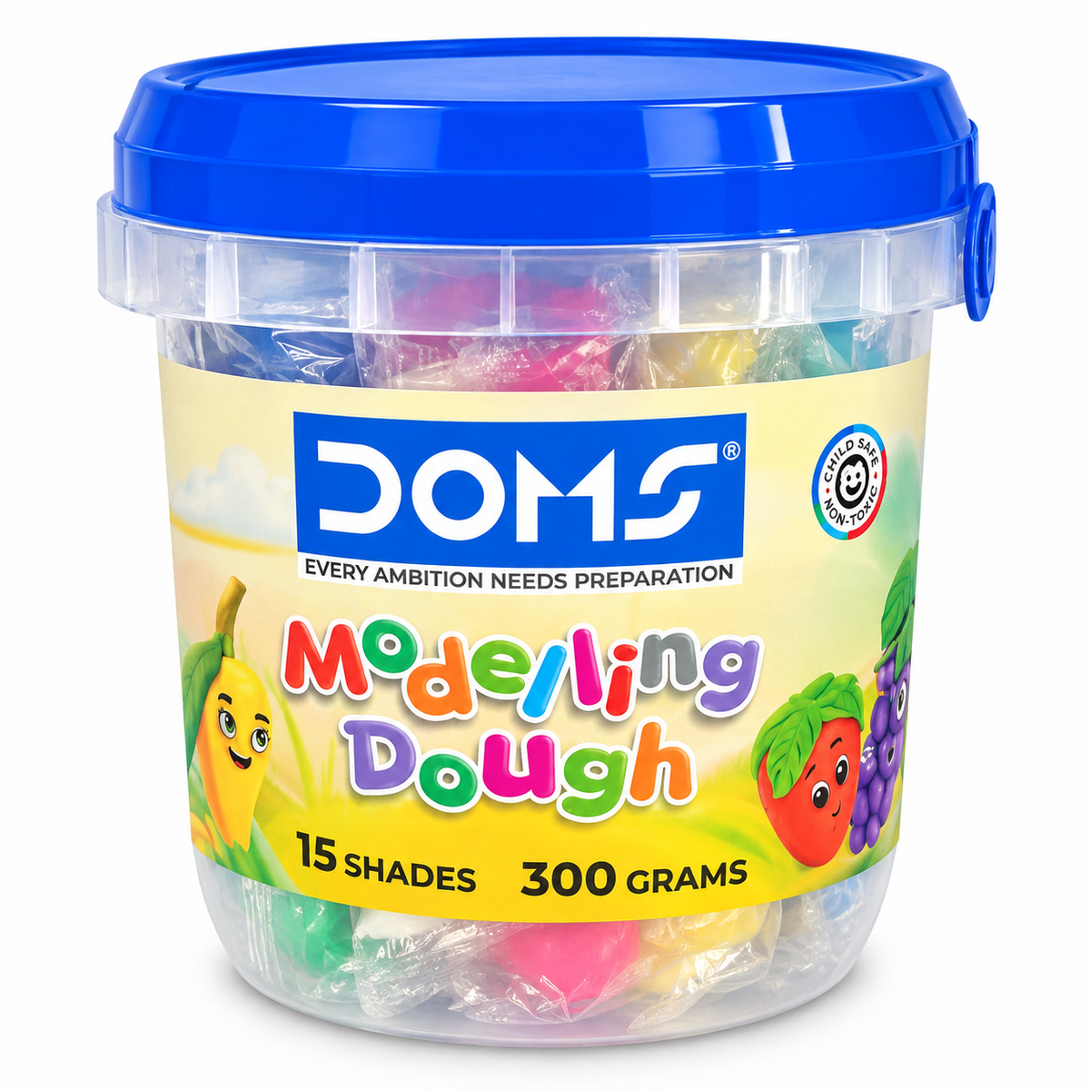 DOMS Modelling Dough 15 Shades 300g