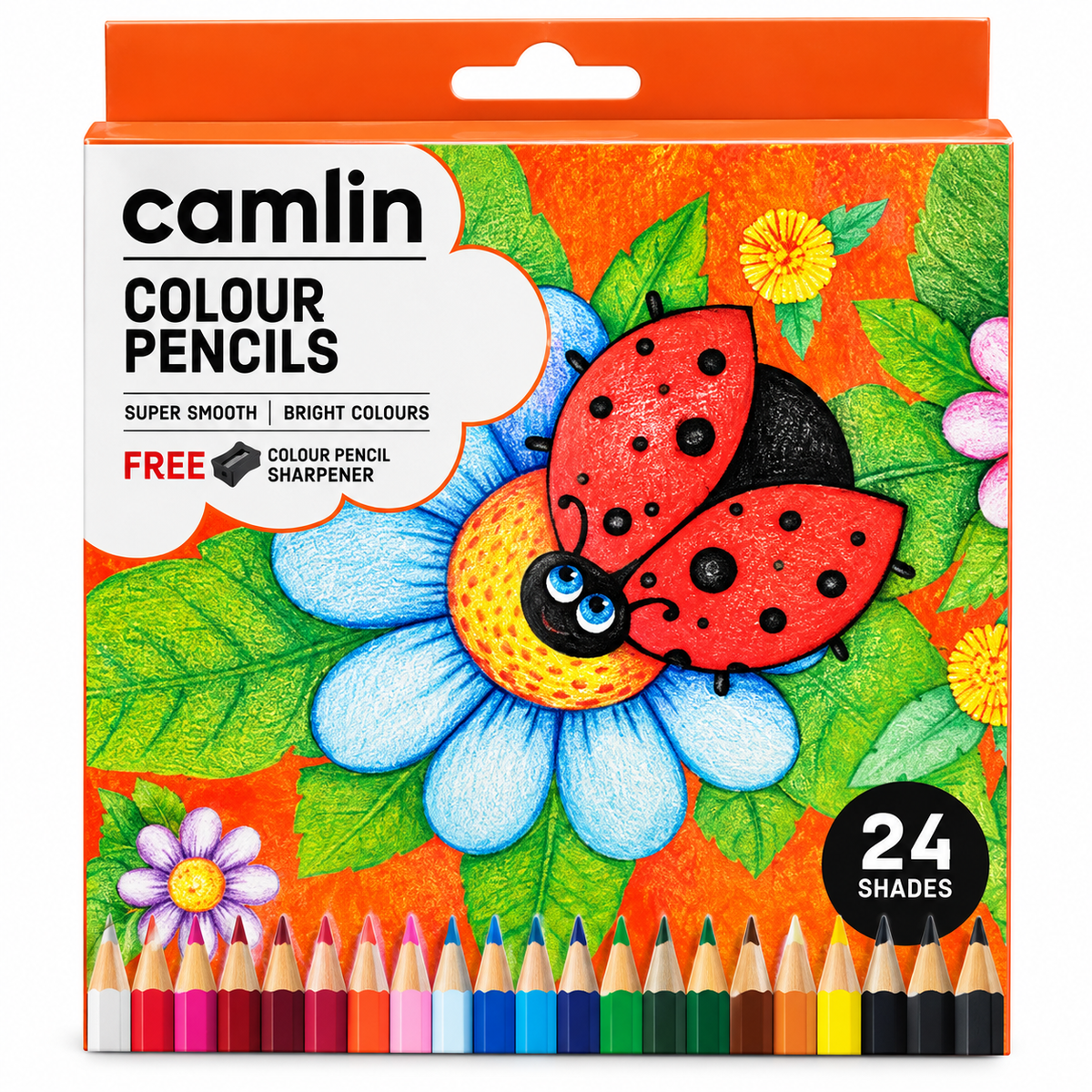 Camlin Colour Pencils – 24 Shades