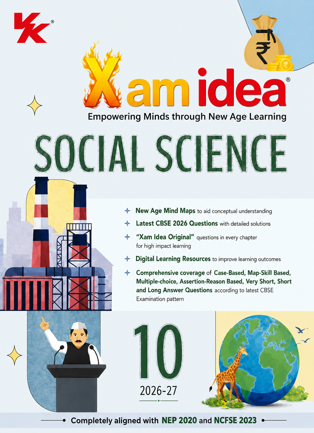 Xam Idea Social Science – Class 10 | 2026–27