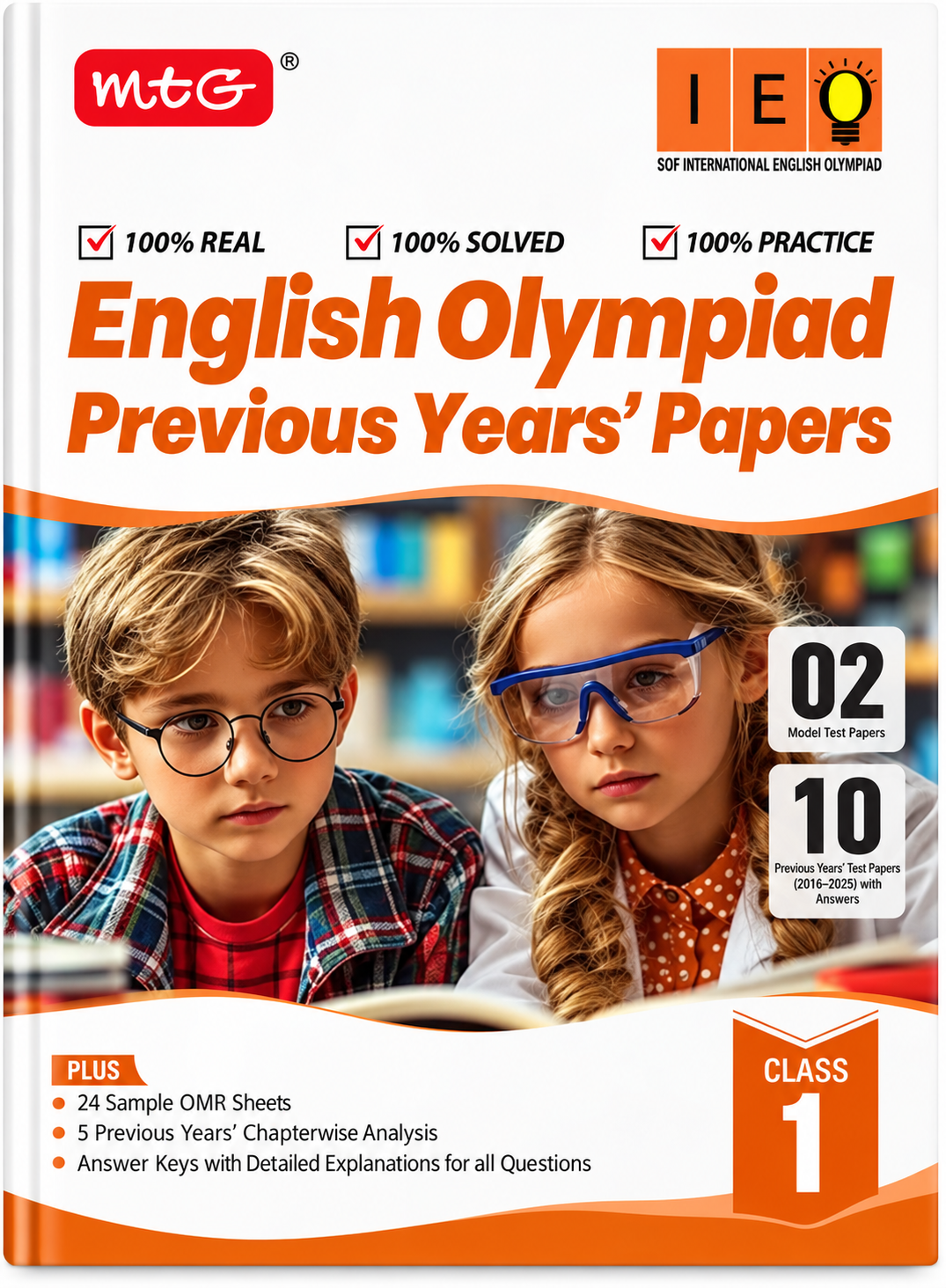 MTG English Olympiad Previous Years’ Papers Class 1 | 2026–27 Edition