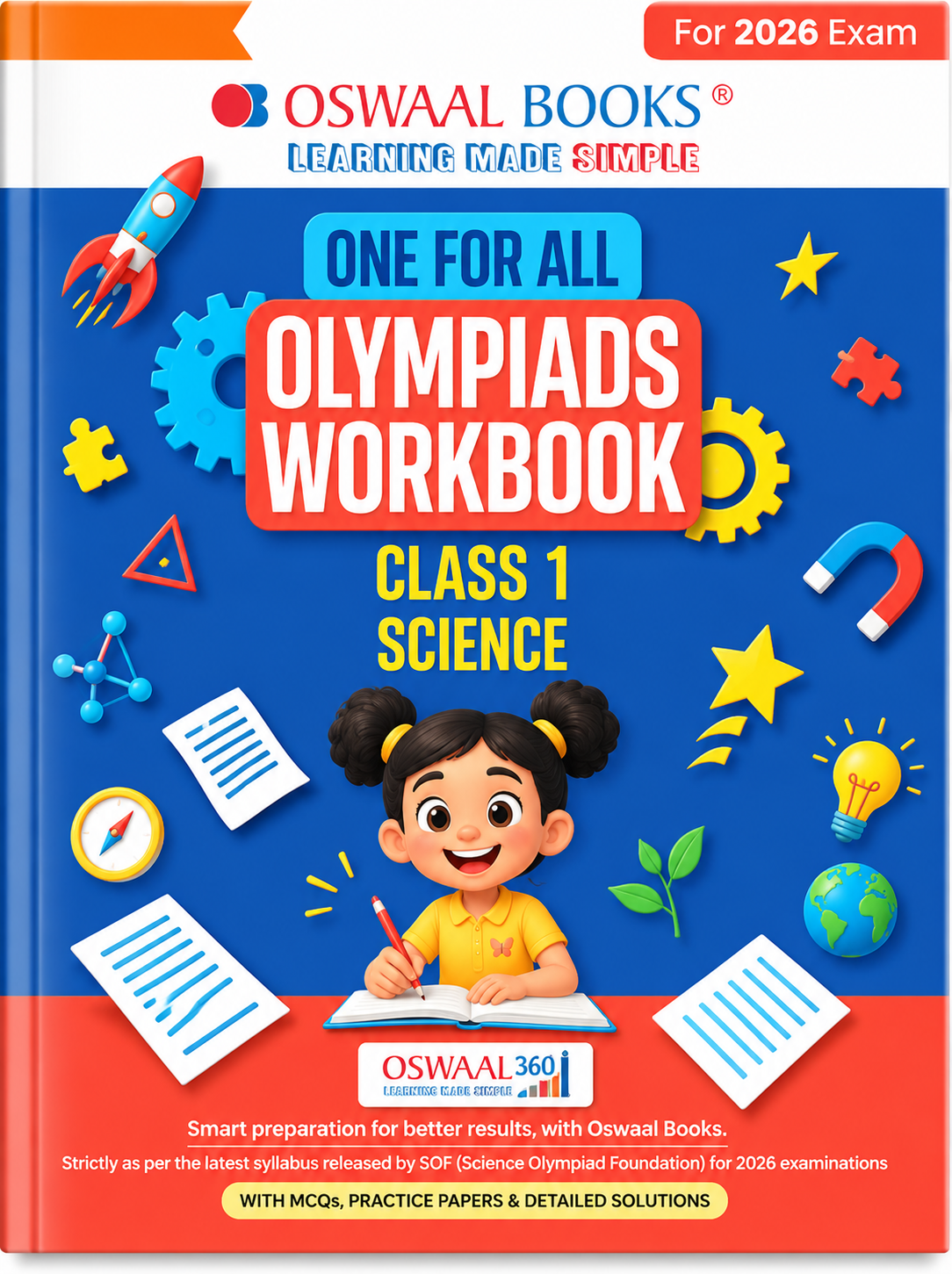 Oswaal One For All Olympiads Workbook Class 1 Science | 2026 Exam