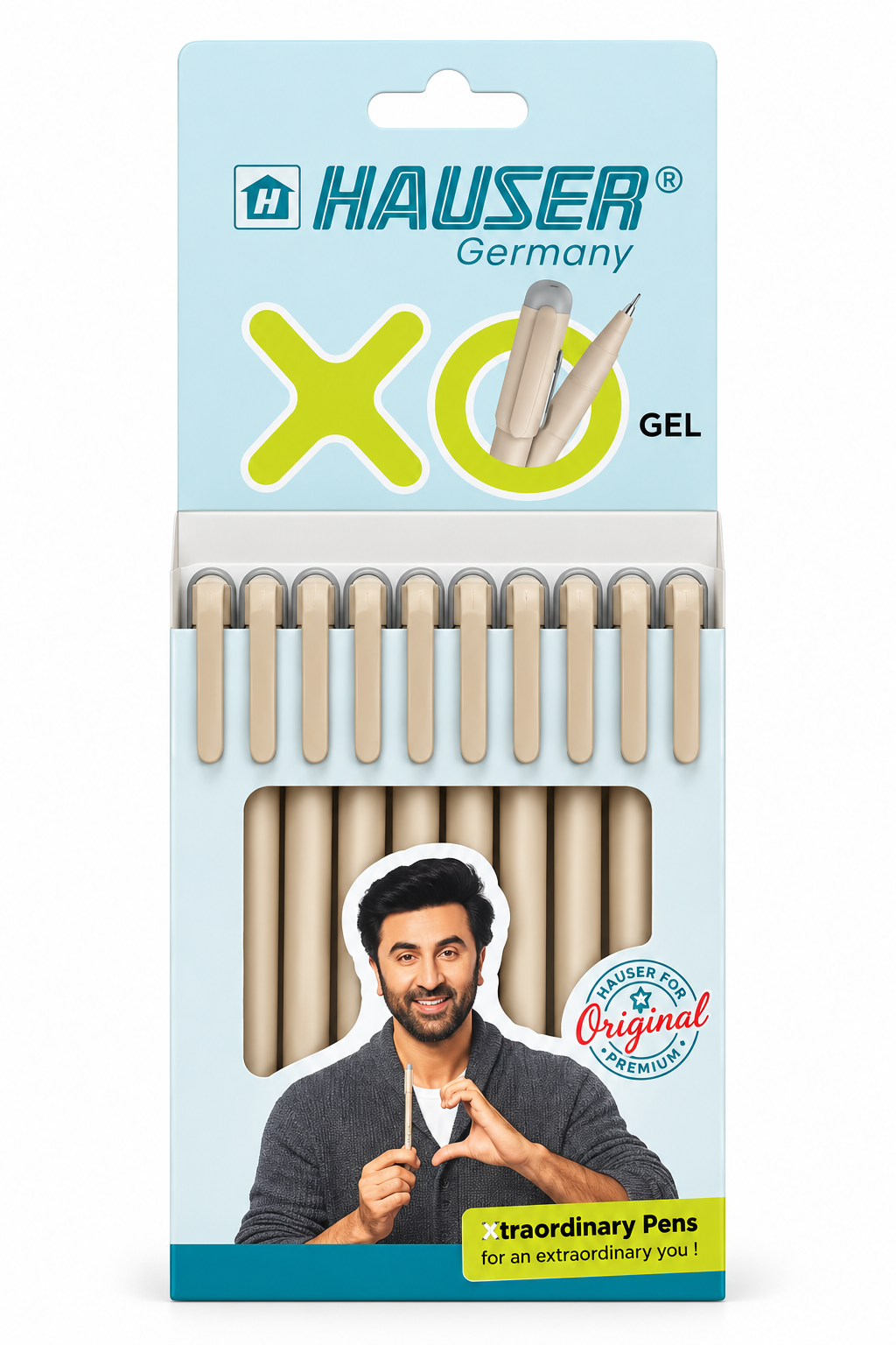 Hauser XQ Original Premium Gel Pen – Pack of 10