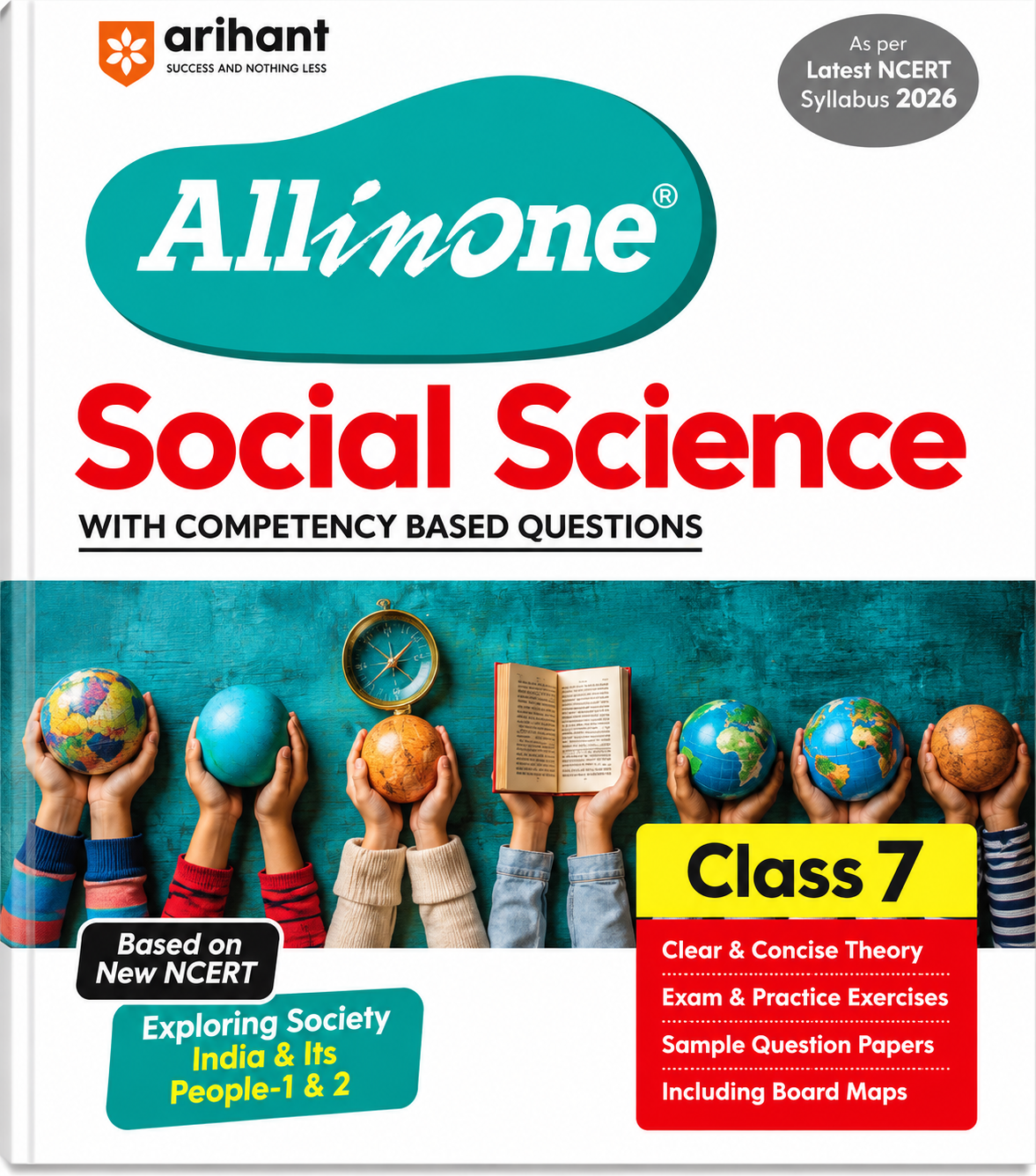 Arihant All in One Social Science Class 7 | With Competency Based Questions
