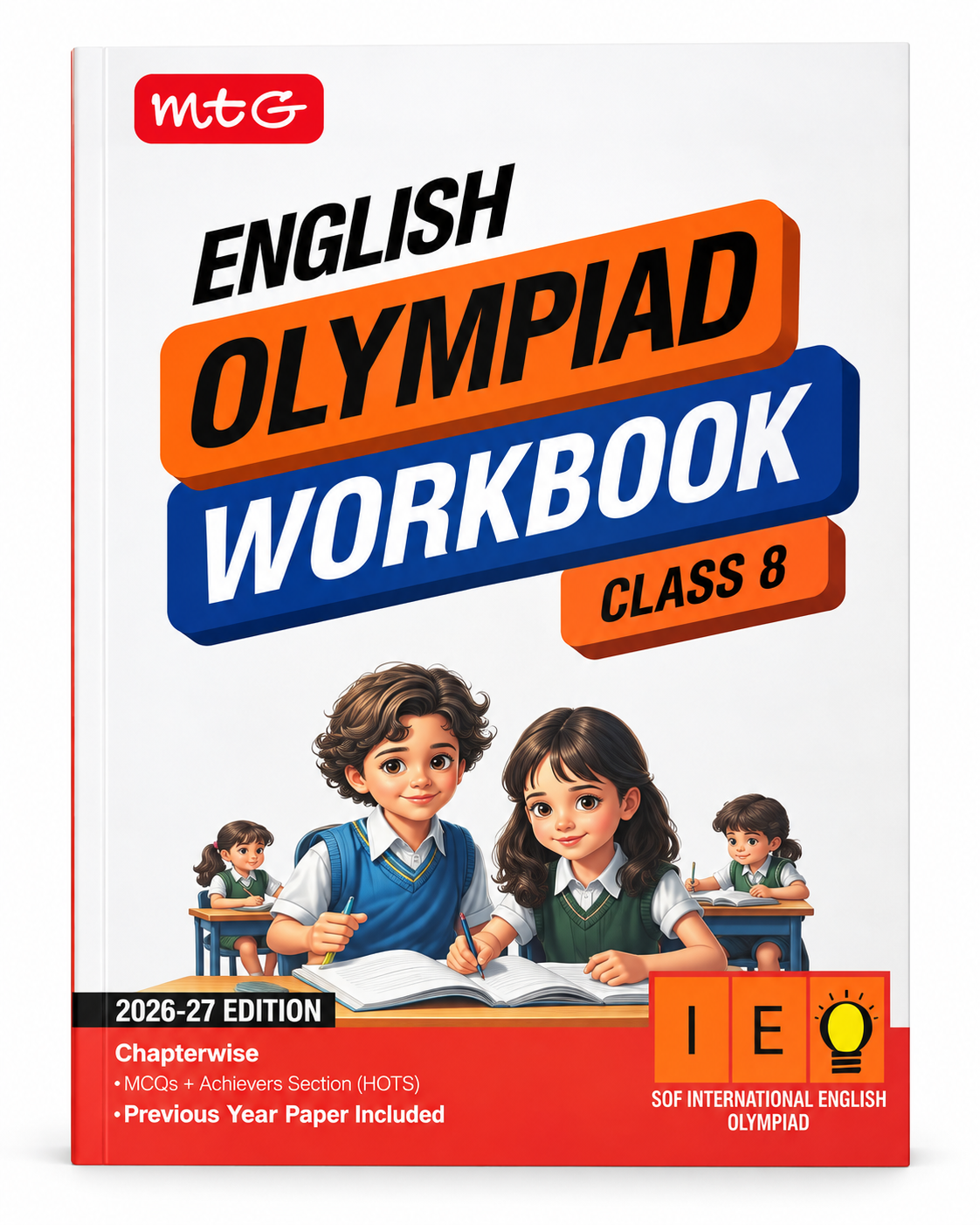 MTG English Olympiad Workbook Class 8 – 2026-27 Edition