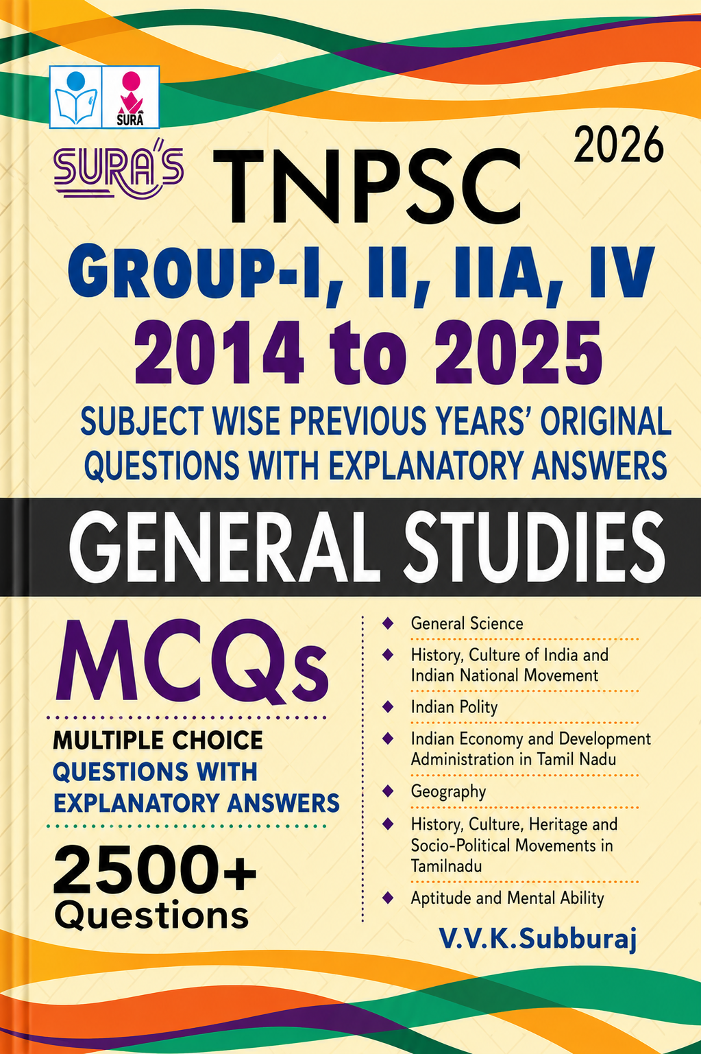 Sura’s TNPSC Group I, II, IIA & IV General Studies 2026 – Previous Years Questions & MCQs