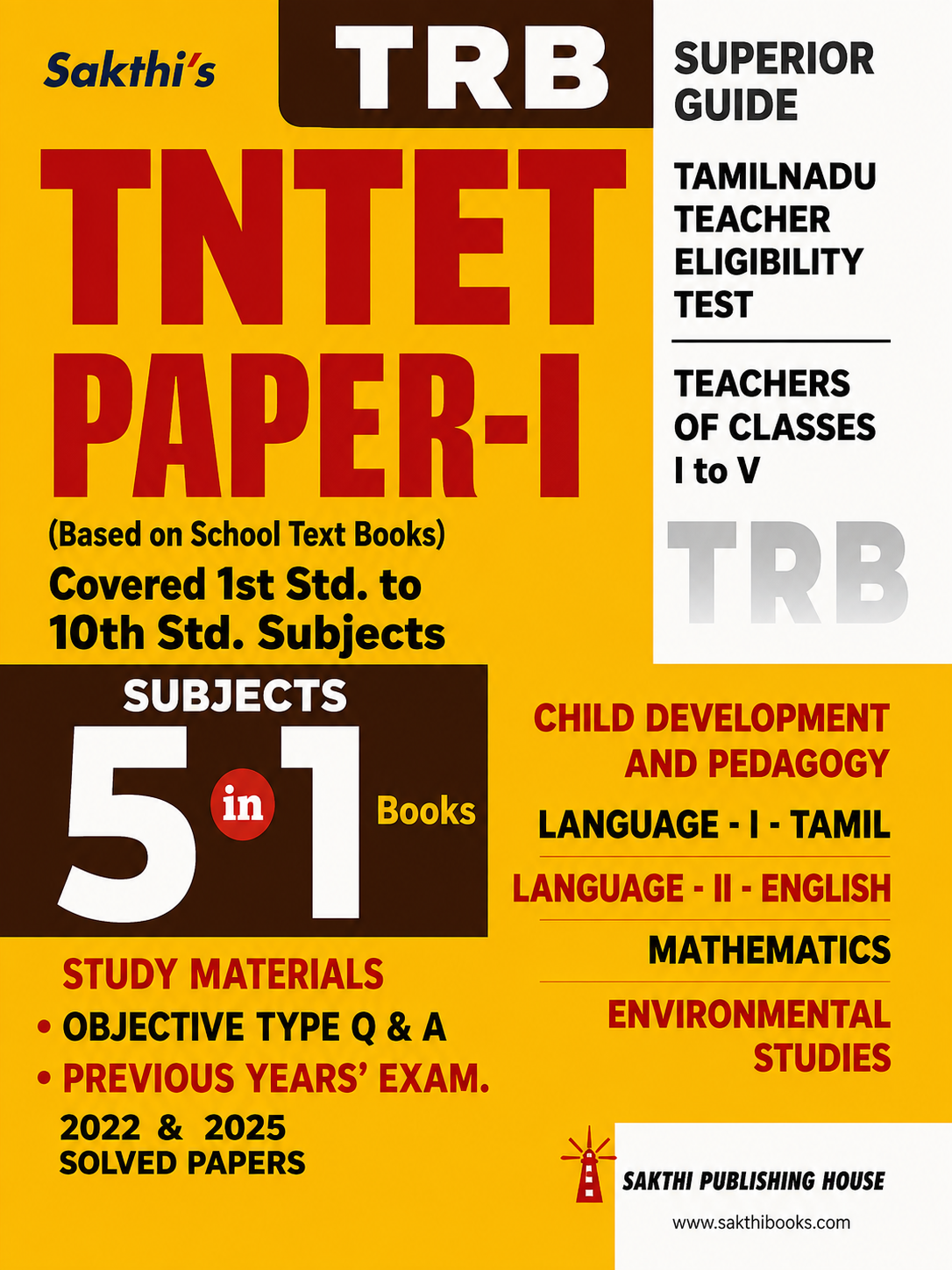 TRB TNTET Paper-I – Superior Guide
